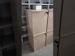 3 συρτάρια Κινητό ντουλάπι αρχείων ξύλινο κλειδωτό ντουλάπι αρχείων