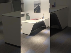 Κατασκευαστές OEM Έπιπλα γραφείου Λευκό Διευθύνων Σύμβουλος Executive Desk