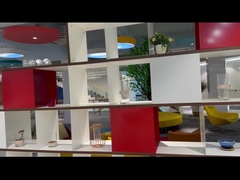 Βεστόν Έπιπλα Προσαρμοσμένο ξύλινο χώρο γραφείου Διαχωριστικό βιβλιοθήκη Κινητό κύβος βιβλιοθήκη ράφι