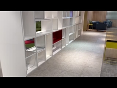 Βιβλιοθήκη Κυβικού Εμφάνισης Εργοστασίου BESTON, Έπιπλα Ποιοτικής Λευκής Βαφής