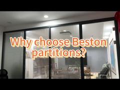 Προβολή γυάλινων διαιρέσεων γραφείου Διαμερίσματα σταθερότητας Επίδειξη ασφάλειας