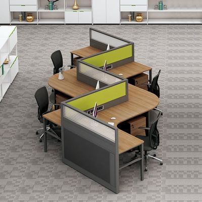 Γραφεία γραφείου 4 θέσεων πάχους 30mm Cubicle partition