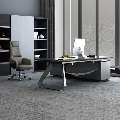 Γραφεία Executive Office Metal Frame MFC Modern Without Locks