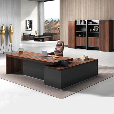 Πάχος 50mm Executive Writing Desk Melamine Modern CEO Γραφείο γραφείου