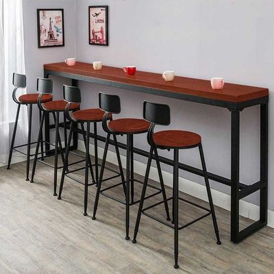 Τραπέζι 6,2 ιντσών κόκκινο Vintage Coffee Bar Φορητό μελαμίνη ανθεκτικό στις γρατσουνιές
