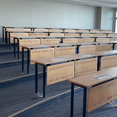 Προσαρμόσιμο μέγεθος 25mm Melamine Board Curved Design Δωμάτιο εκπαίδευσης για φοιτητές και συνέδρια