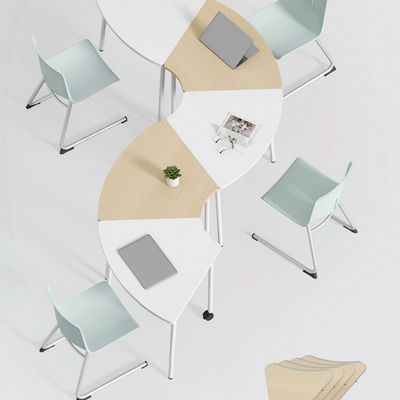 Σύγχρονος Σχεδιασμός Πτυσσόμενο Τραπέζι Εκπαίδευσης Μεγάλο Κινητό Τραπέζι Συνεδριάσεων