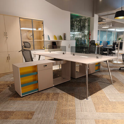 Έπιπλα γραφείου χώροι συναρμολόγησης 4 θέσεις άτομα ανοιχτό γραφείο